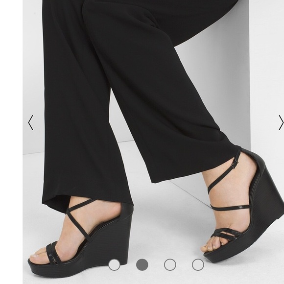 White House Black Market Wedge Sandals - Picture 2 of 5